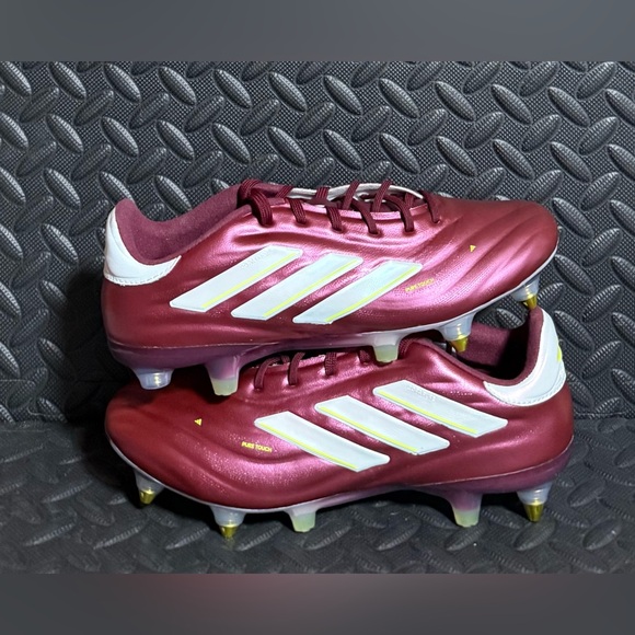 Adidas Copa Pure 2 Elite Soccer Cleats Burgundy Mens Size 6.5 Womens Size 7.5 - Picture 2 of 5